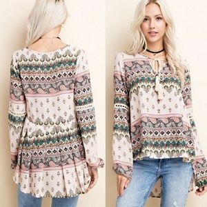 Beautiful tassel top