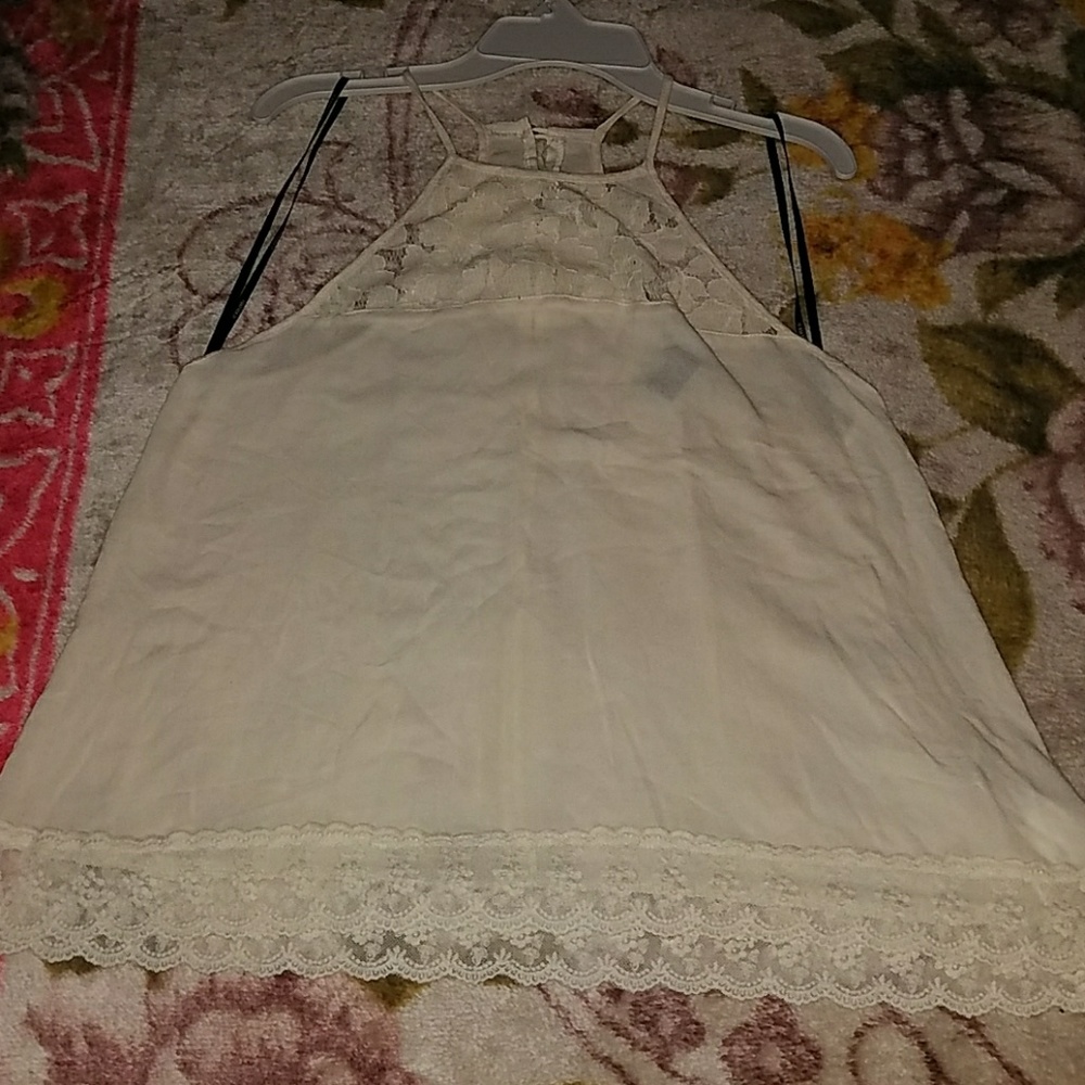 Ivory lace top