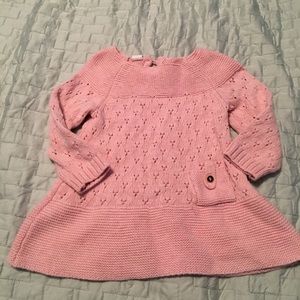 Egg Organic Pink Sweater Dress 18-24 months