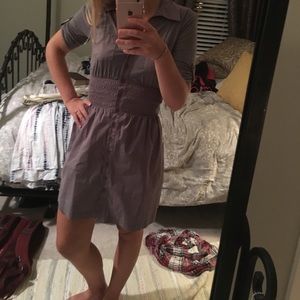 GUESS button down sleeve dress