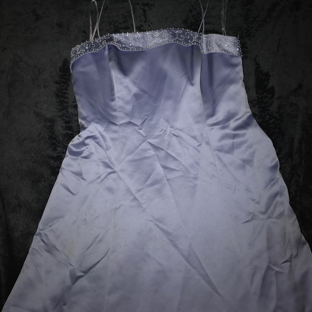 Formal lilac floor length gown
