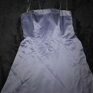 Formal lilac floor length gown