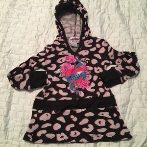 Flowers by Zoe 3T Hooded Thermal Tattoo Love