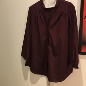 Banana Republic Maroon Blouse