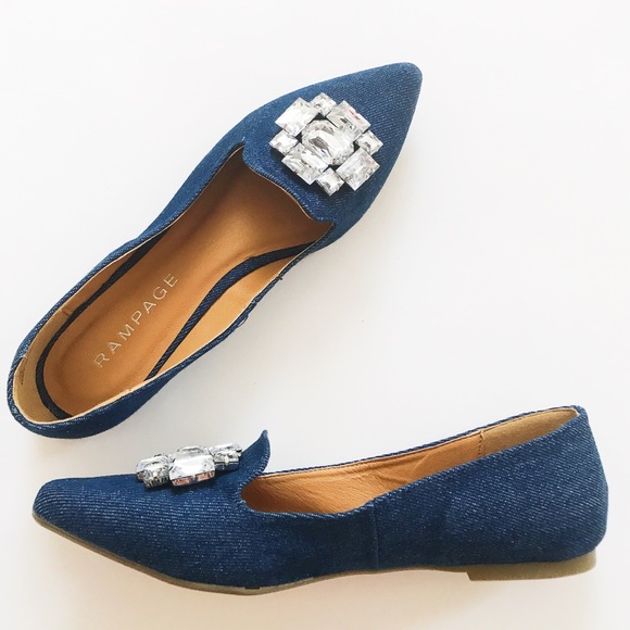 Last one Sz 8 🌹Rampage jeweled flats - Picture 3 of 4