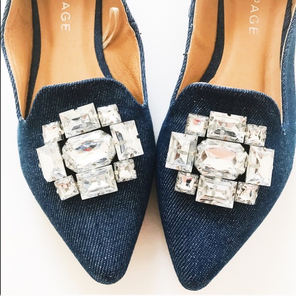 Last one Sz 8 🌹Rampage jeweled flats - Picture 2 of 4