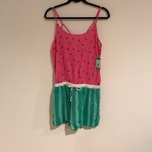 Tipsy Elves Watermelon Romper