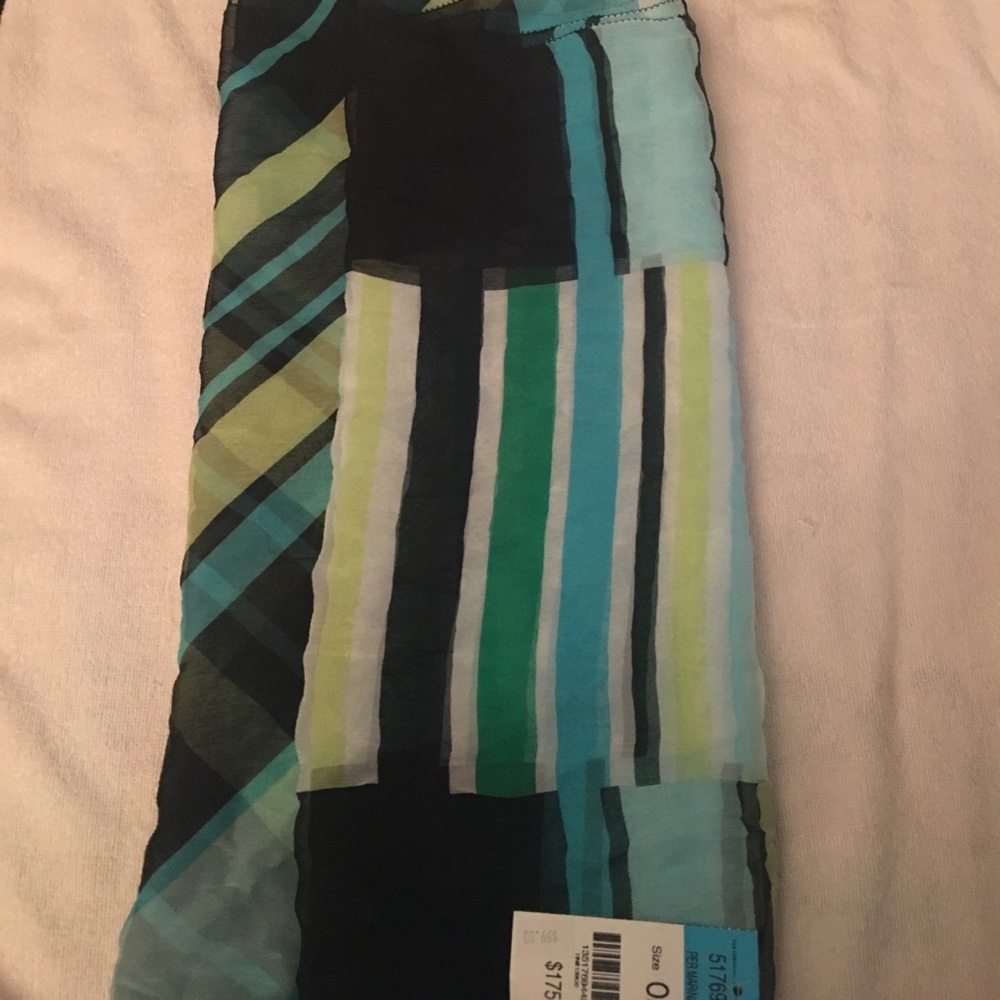 Brand New Per Se Silk Long Scarf