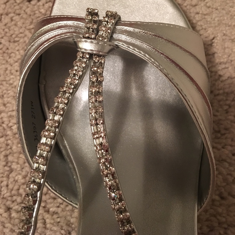 Silver shoes