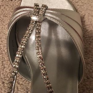 Silver shoes