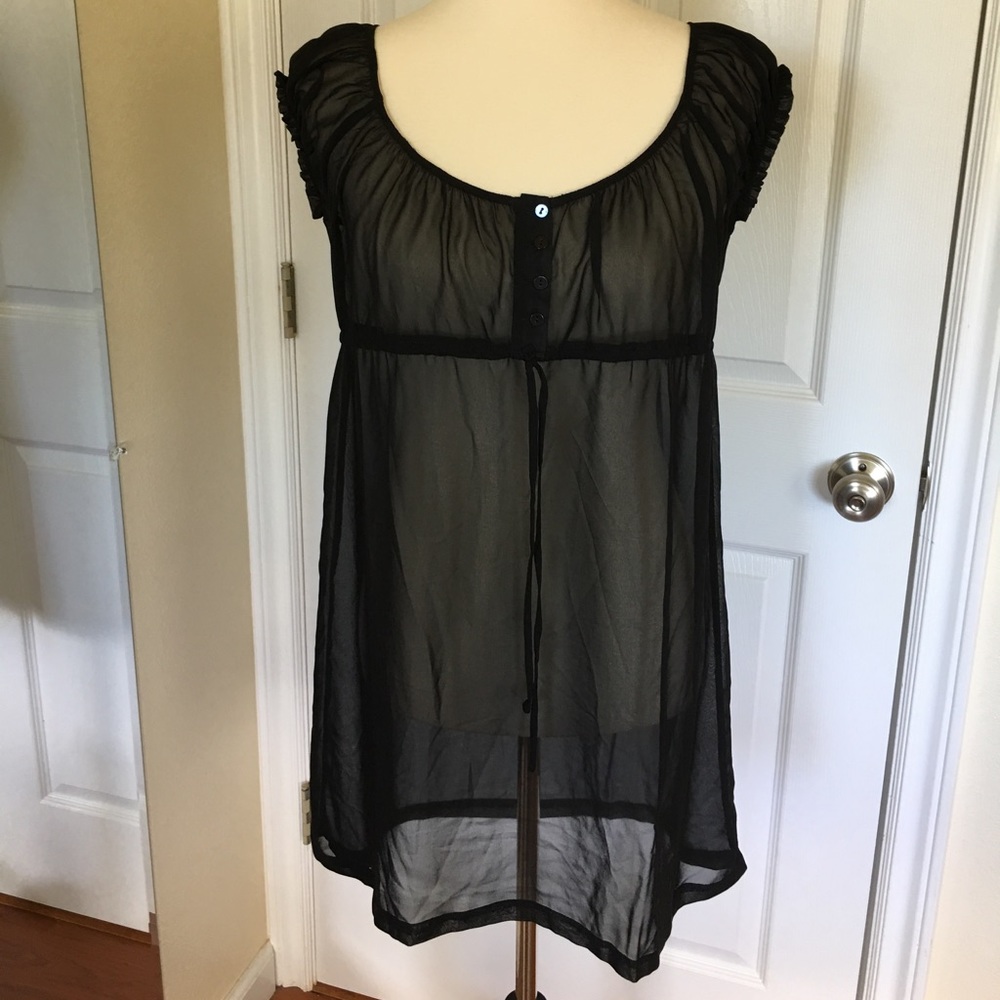 Victoria's Secret BabyDoll, Black, Size S