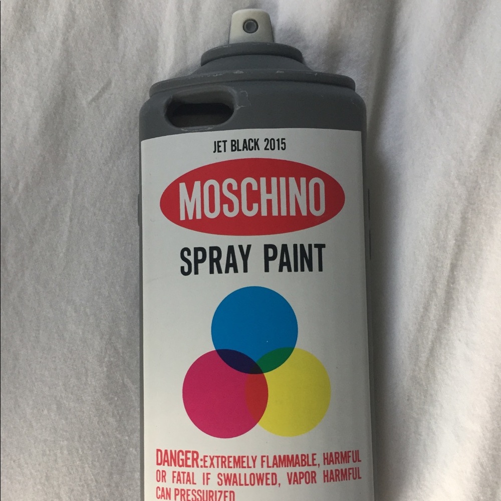Moschino Spray Paint iPhone case