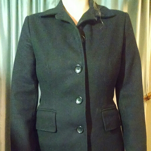 Banana Republic trench wool trench coat - Picture 3 of 4