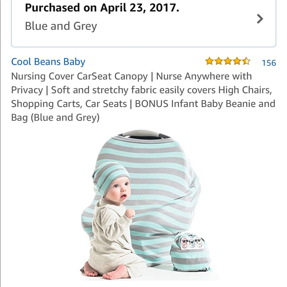 Car seat/nursing cover