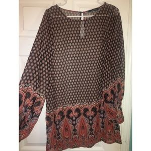 Ark and Co sheer dress