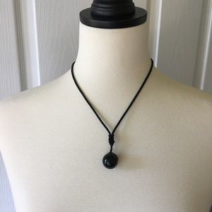 Genuine Obsidian Necklace, New 🌸