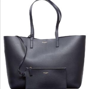 Saint Laurent Shopping tote with removable pouch