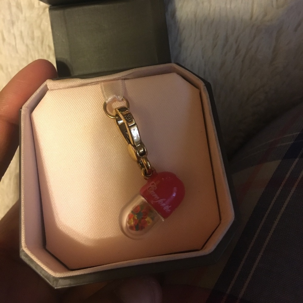 Juicy couture pill charm