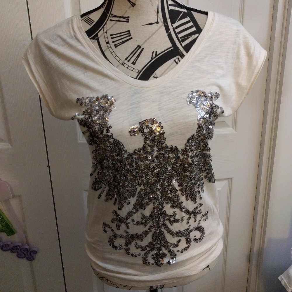 Express Sequin T Shirt
