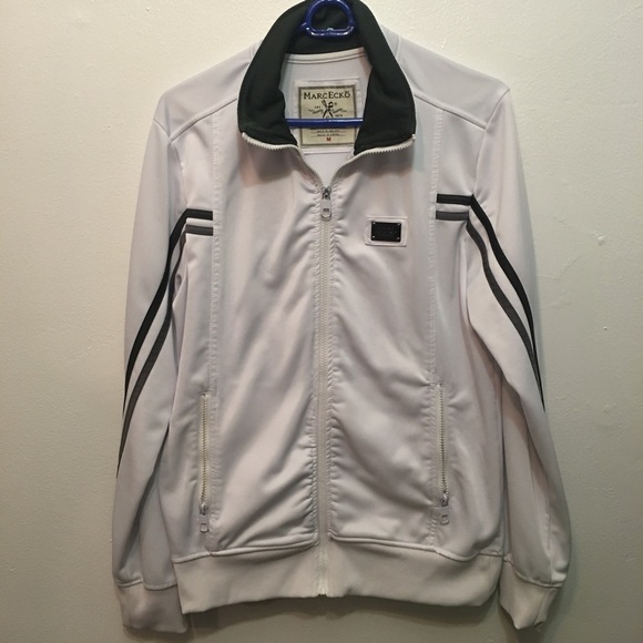 ⭐️HOST PICK⭐️White zip up jacket/sweater Marc Ecko - Picture 3 of 4
