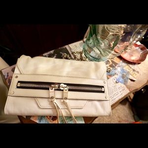 Milly Convertible Leather Clutch