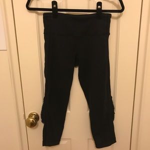 Lululemon black capris. Size 4.