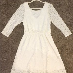 Cream lace EVERLY dress