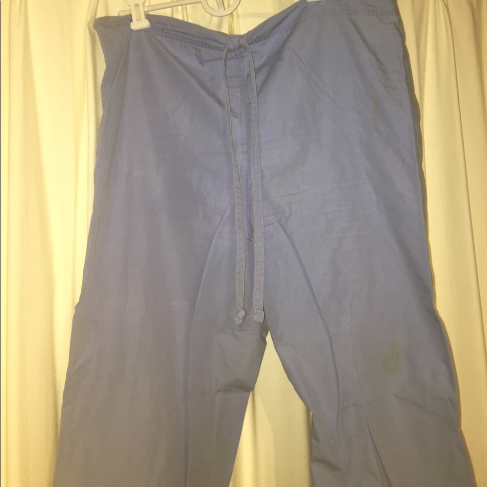 Blue scrub bottoms