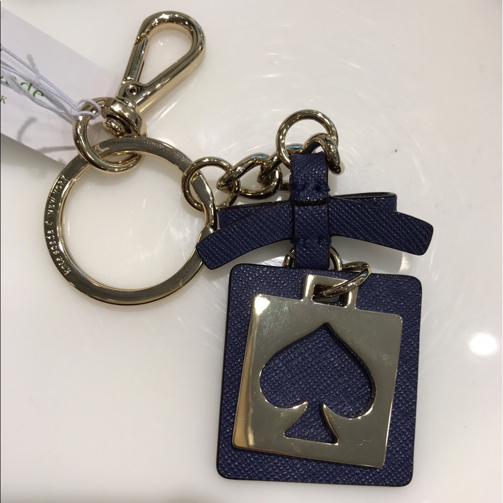 Kate Spade cute blue key chain