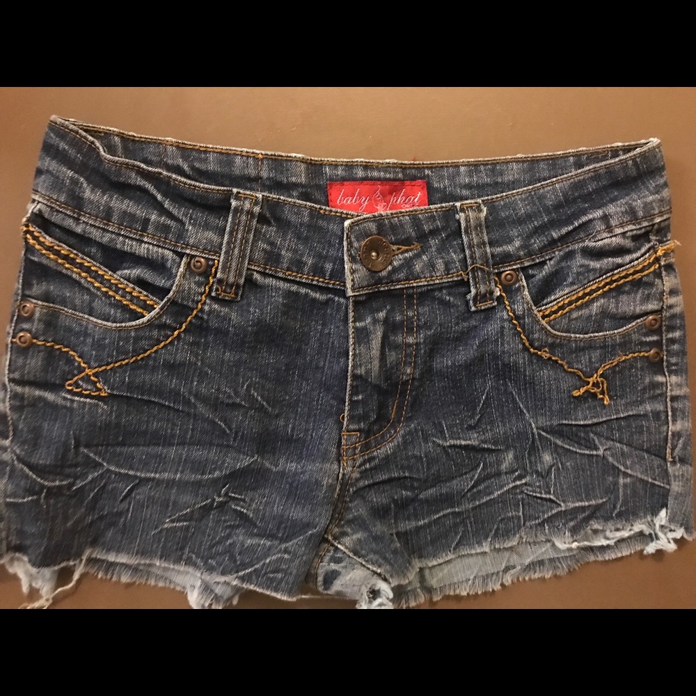 Baby Phat cut off shorts