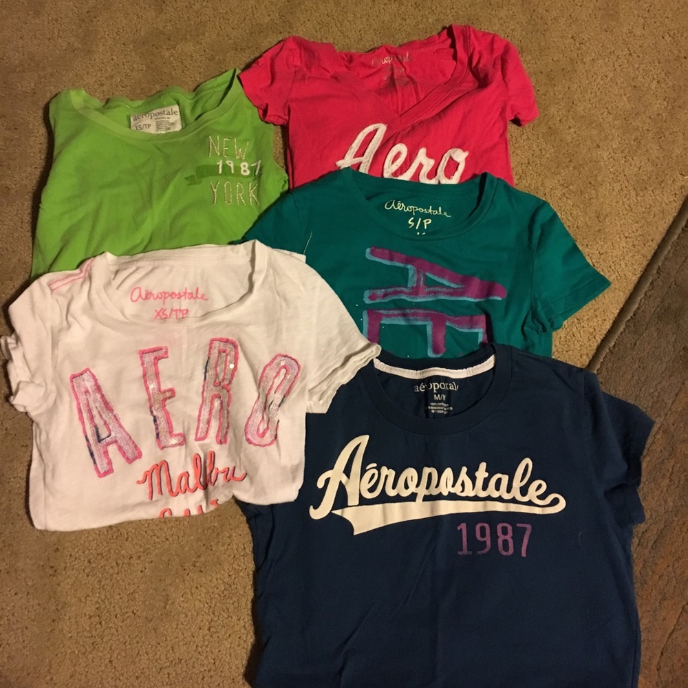 Bundle of Aeropostale shirts