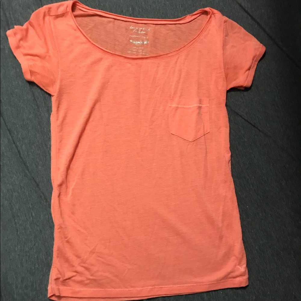 Airy coral tee shirt XXS