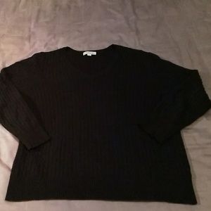 Black cable sweater Merona