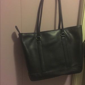 Genuine leather computer bag