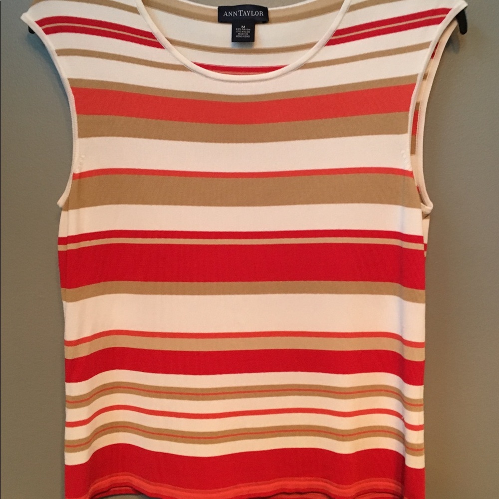 Ann Taylor Dressy Sleeveless Shirt
