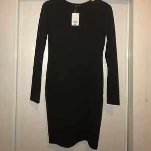 Long sleeve black H&M dress