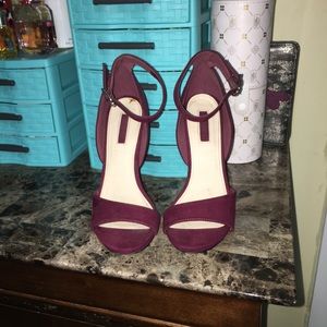 Forever 21 burgundy heels !