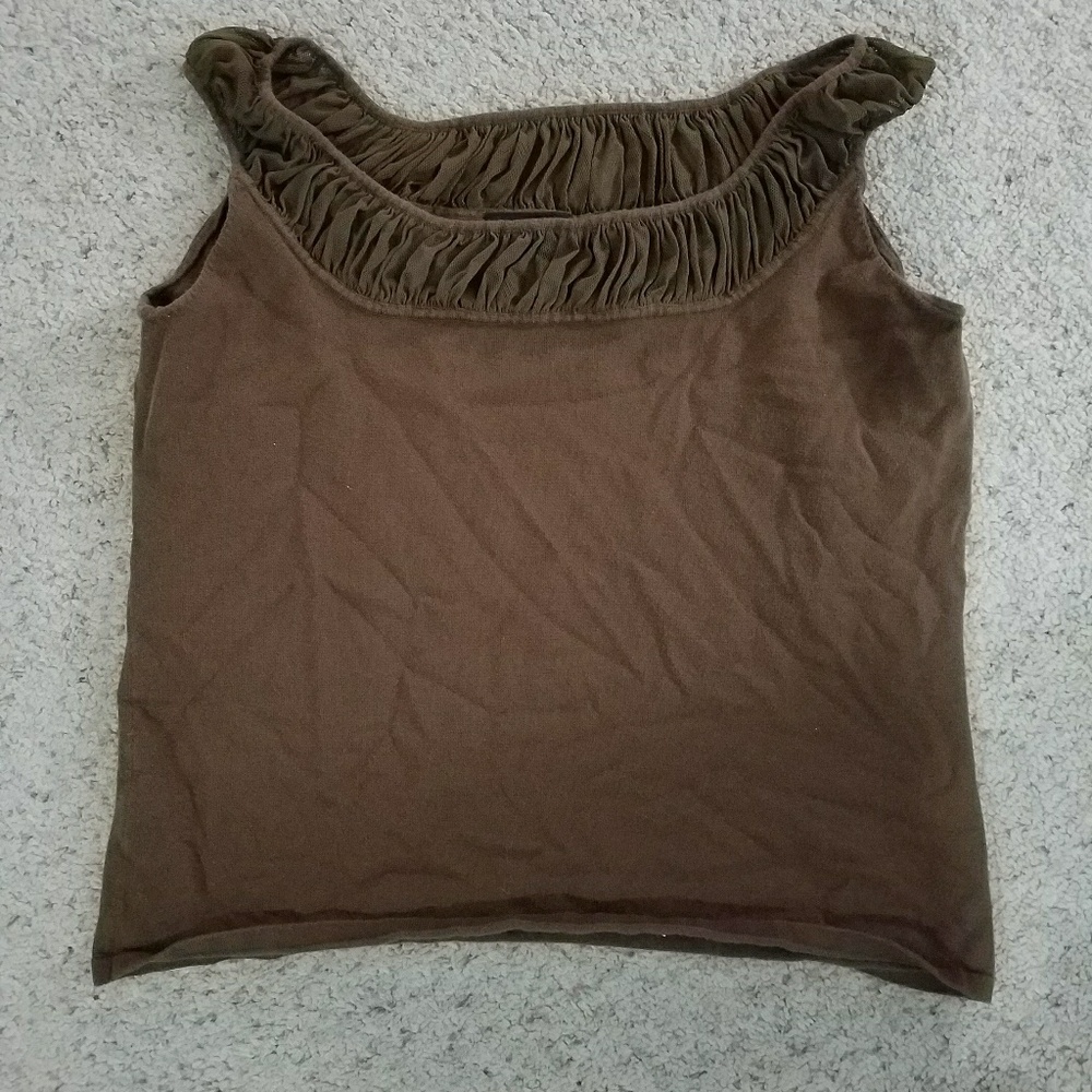 Access Brown tank top, L.
