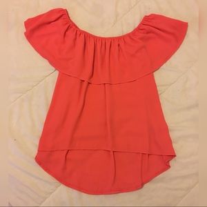 Off the shoulder shirt