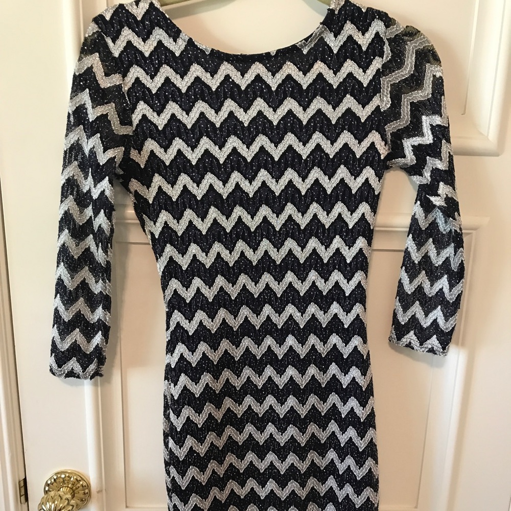 Beaded dress half sleeve
