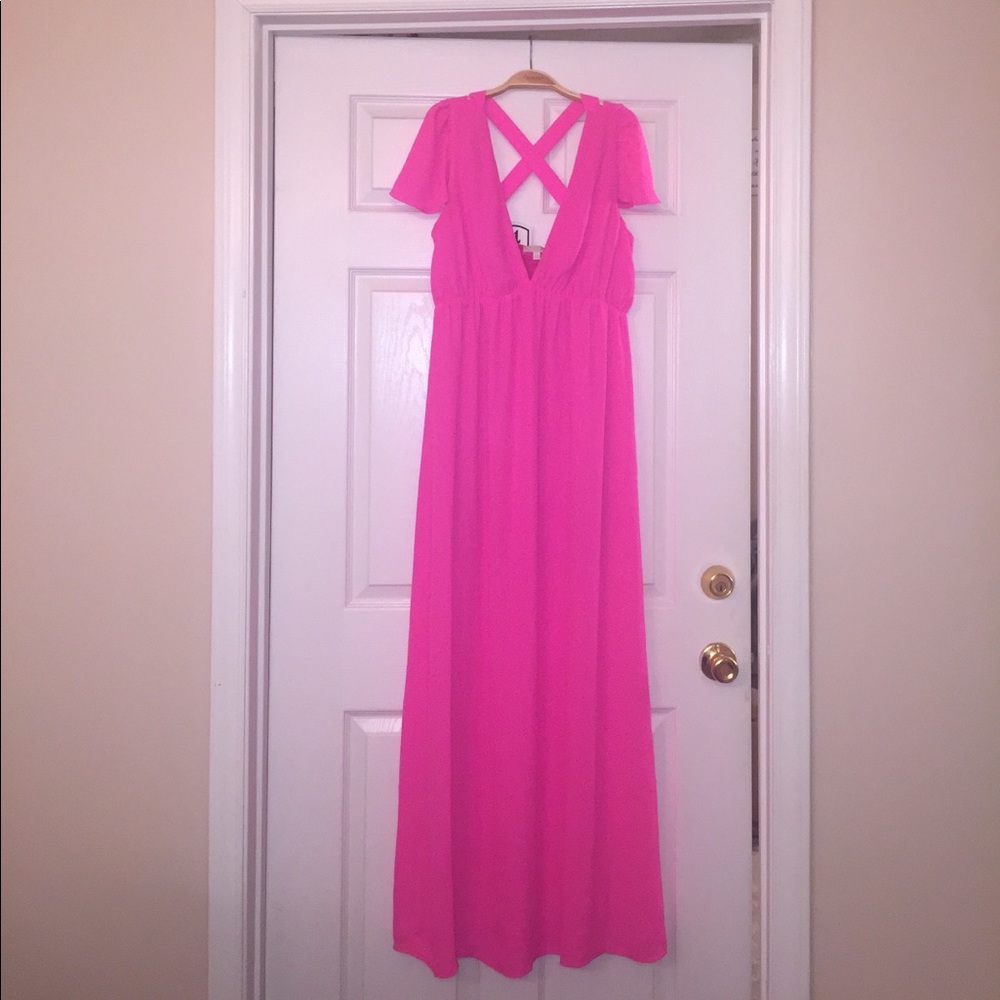 Gianni Bini Pink Maxi Dress