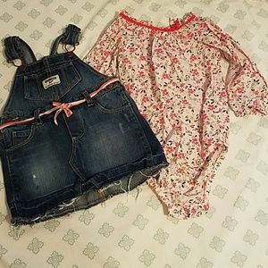 Overall and shirt