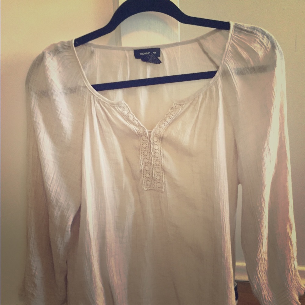 Boho blouse- beige
