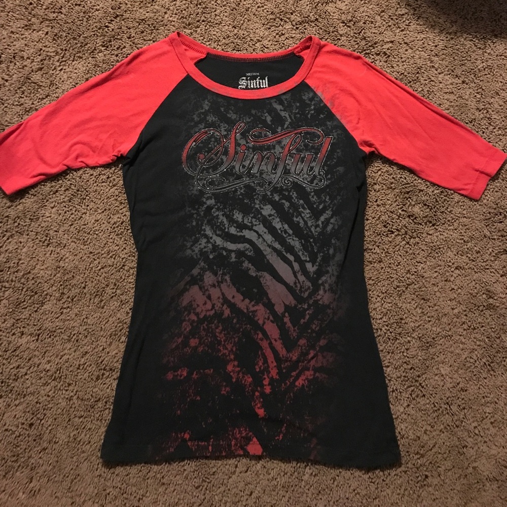 Sinful Half Sleeve Shirt