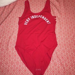 PINK! Fourth of July Body Suit