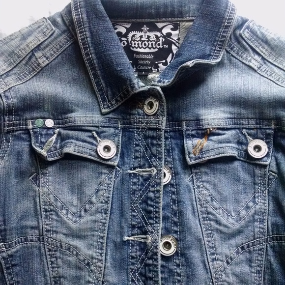 Diamond supply company denim jean jacket - Picture 3 of 3