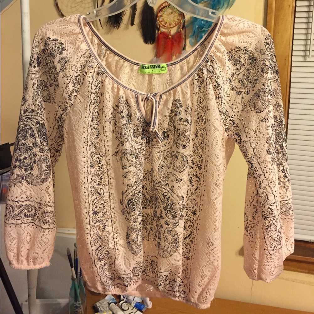 Knit blouse