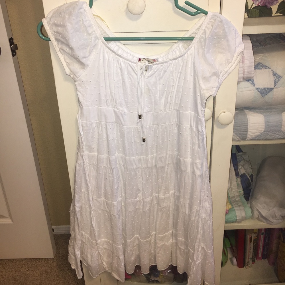 White kids dress size 8