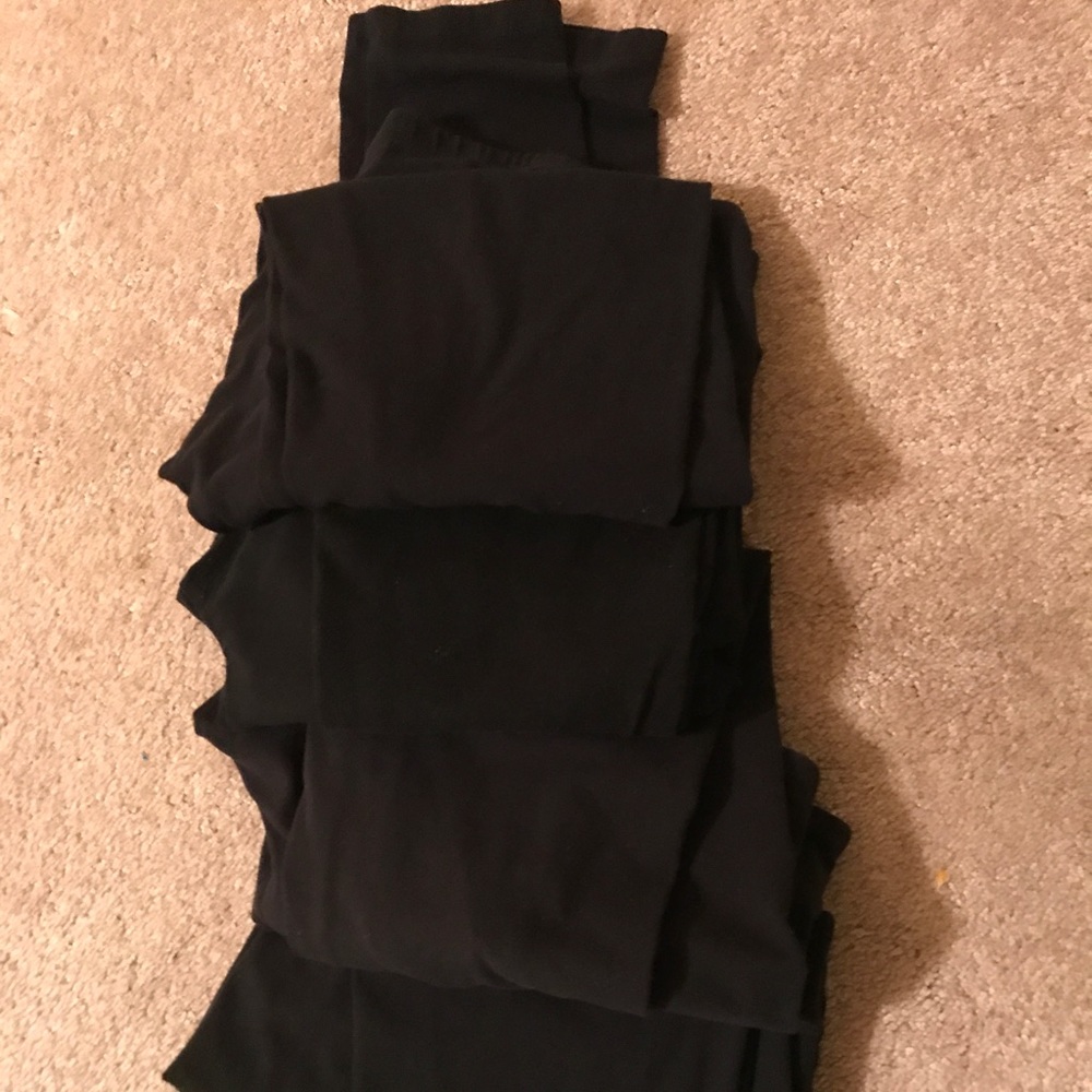 Bundle of black leggings