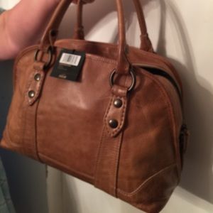 Frye domed satchel